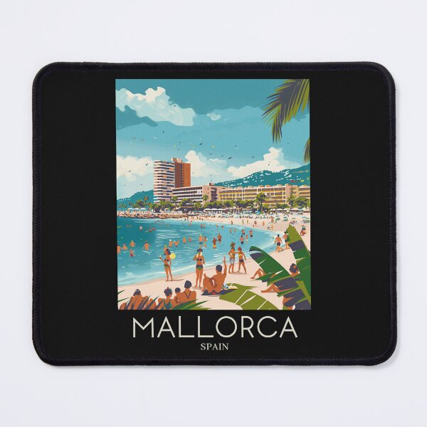 Item preview, A Pop Art Travel Print of Mallorca - Spain designed and sold by StudioRedKoala.