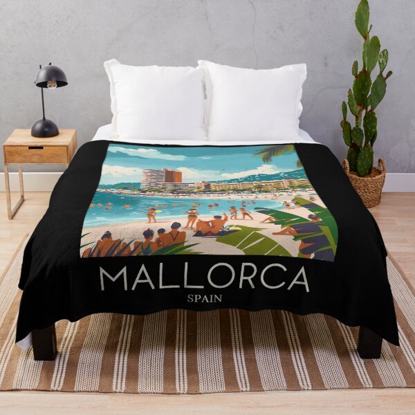 Item preview, A Pop Art Travel Print of Mallorca - Spain designed and sold by StudioRedKoala.