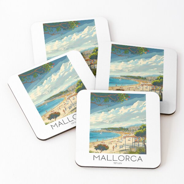 Item preview, A Pop Art Travel Print of Mallorca - Spain designed and sold by StudioRedKoala.
