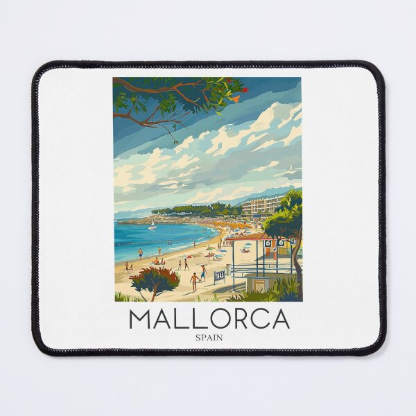 Item preview, A Pop Art Travel Print of Mallorca - Spain designed and sold by StudioRedKoala.