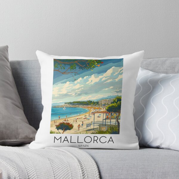 Item preview, A Pop Art Travel Print of Mallorca - Spain designed and sold by StudioRedKoala.