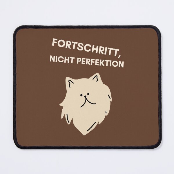 Item preview, Fortschritt, nicht Perfektion | Cute Dog Cartoon Style designed and sold by RM-Journey.