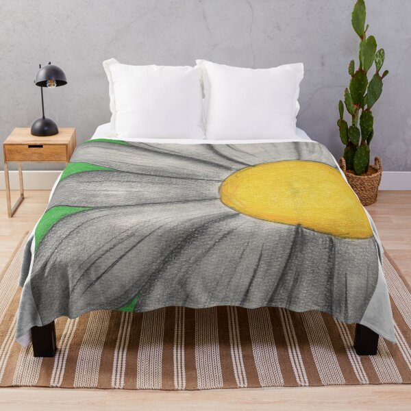 Item preview, Grey and yellow flower designed and sold by Artbysarah23.
