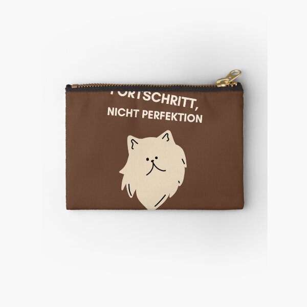 Artikelvorschau, Fortschritt, nicht Perfektion | Niedlicher Hund im Cartoon-Stil entworfen und verkauft von RM-Journey.