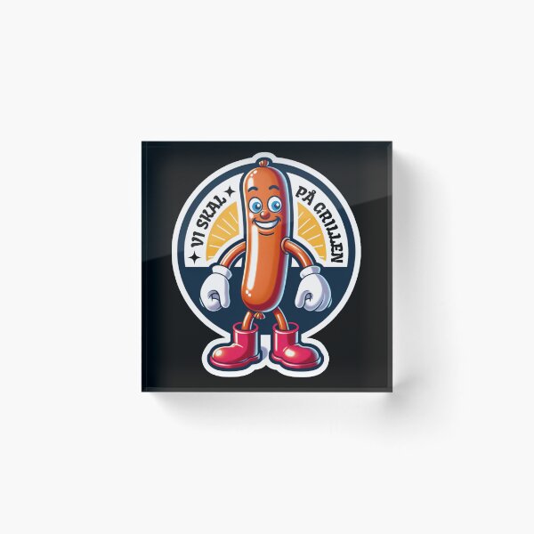 Item preview, (Design is in Danish) Vi Skal På Grillen (We're Going to the Grill) designed and sold by Cosmic-Ferret.