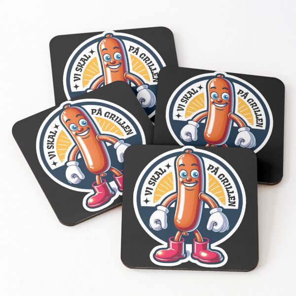 Item preview, (Design is in Danish) Vi Skal På Grillen (We're Going to the Grill) designed and sold by Cosmic-Ferret.