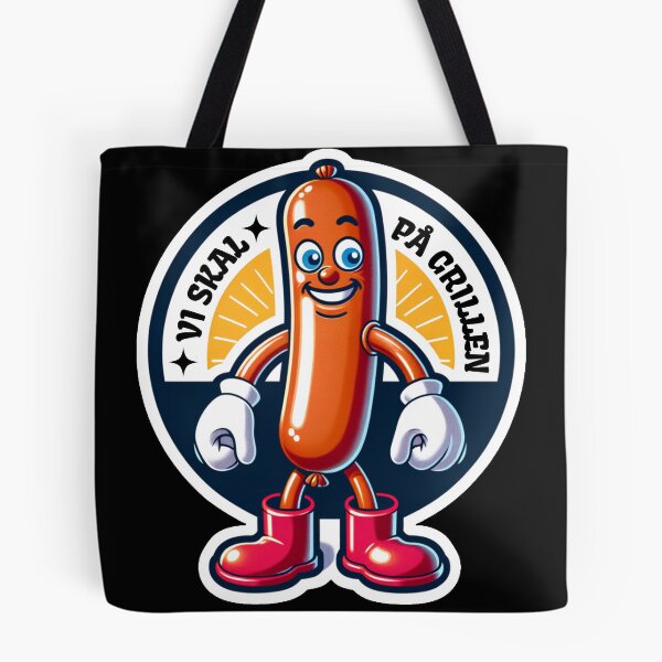 Item preview, (Design is in Danish) Vi Skal På Grillen (We're Going to the Grill) designed and sold by Cosmic-Ferret.