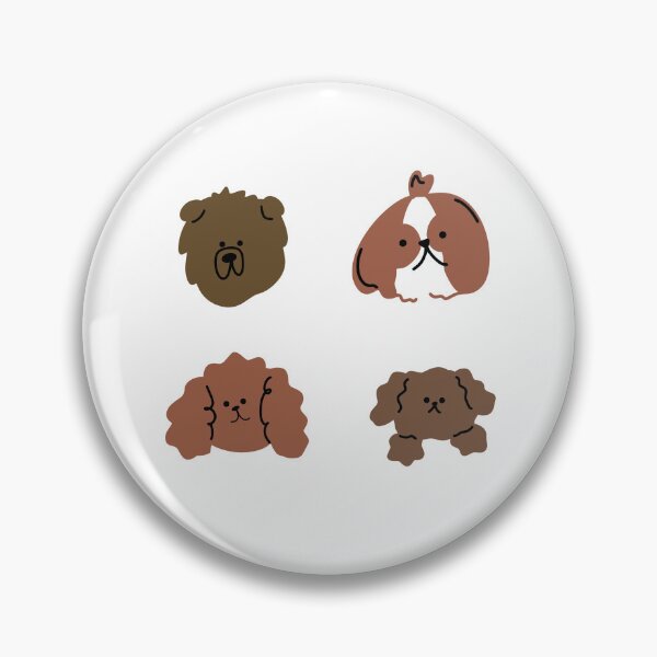Item preview, Illustration of 4 Playful Dog Breeds - Cute Design designed and sold by RM-Journey.