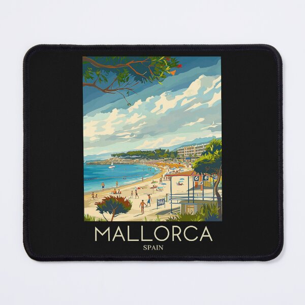 Item preview, A Pop Art Travel Print of Mallorca - Spain designed and sold by StudioRedKoala.