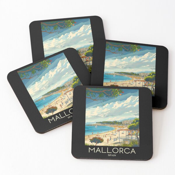 Item preview, A Pop Art Travel Print of Mallorca - Spain designed and sold by StudioRedKoala.
