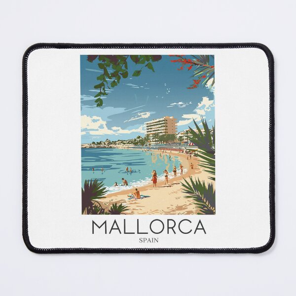 Item preview, A Pop Art Travel Print of Mallorca - Spain designed and sold by StudioRedKoala.