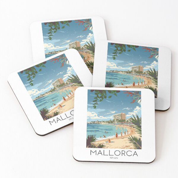 Item preview, A Pop Art Travel Print of Mallorca - Spain designed and sold by StudioRedKoala.