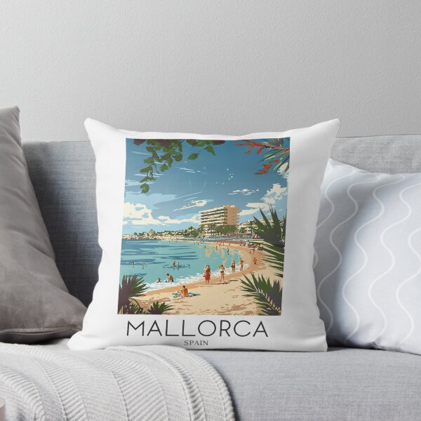 Item preview, A Pop Art Travel Print of Mallorca - Spain designed and sold by StudioRedKoala.