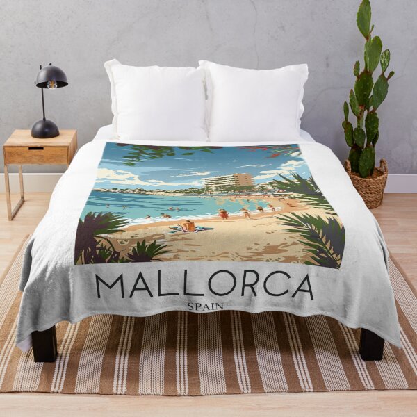 Item preview, A Pop Art Travel Print of Mallorca - Spain designed and sold by StudioRedKoala.