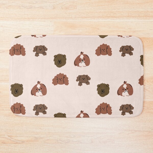Item preview, Illustration of 4 Playful Dog Breeds - Cute Design | Pink Pastel designed and sold by RM-Journey.