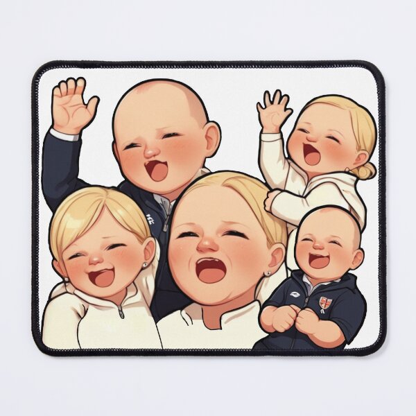 Item preview, Tindall Family - Zara Tindall,Mike Tindall,Mia Tindall,Lena Tindall,Lucas Tindall designed and sold by Color Toonix.