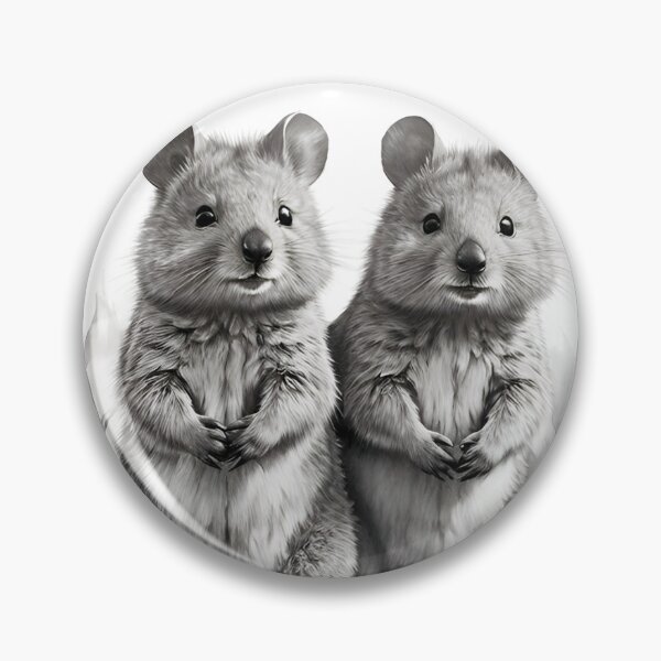 Item preview, Quokkas pencil drawing designed and sold by Pencil-Art.