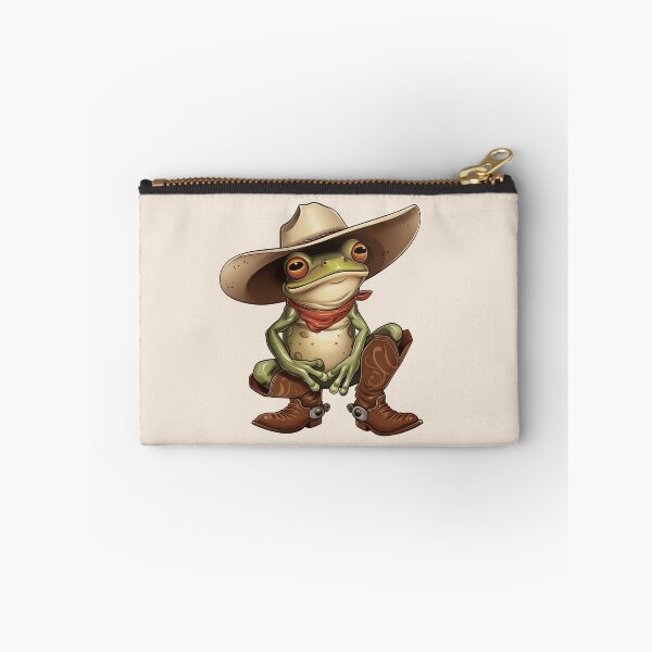 Item preview, Cute Cowboy Frog designed and sold by RetroPrints.