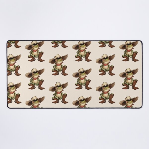 Item preview, Cute Cowboy Frog designed and sold by RetroPrints.