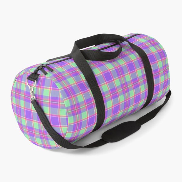 Item preview, Cuadros morados, verde menta y rosa fuerte designed and sold by plaidwerx.