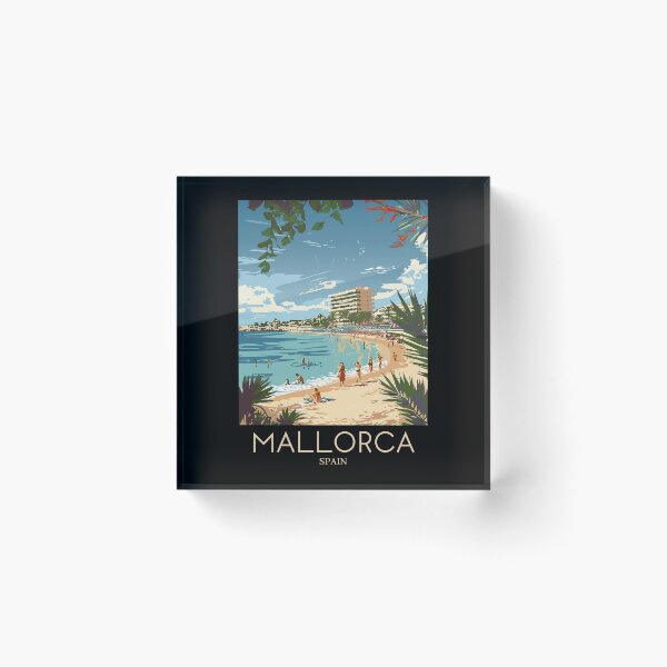 Item preview, A Pop Art Travel Print of Mallorca - Spain designed and sold by StudioRedKoala.