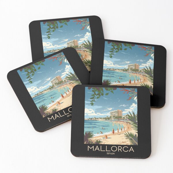 Item preview, A Pop Art Travel Print of Mallorca - Spain designed and sold by StudioRedKoala.