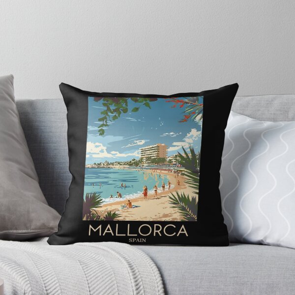 Item preview, A Pop Art Travel Print of Mallorca - Spain designed and sold by StudioRedKoala.
