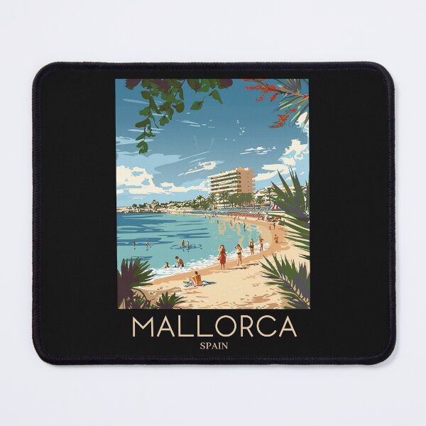 Item preview, A Pop Art Travel Print of Mallorca - Spain designed and sold by StudioRedKoala.