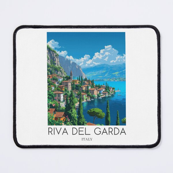 Item preview, A Pop Art Travel Print of Riva del Garda - Italy designed and sold by StudioRedKoala.
