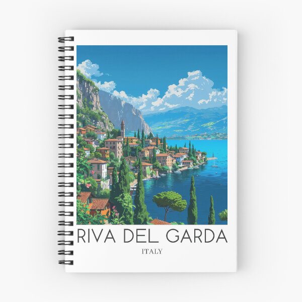 Item preview, A Pop Art Travel Print of Riva del Garda - Italy designed and sold by StudioRedKoala.