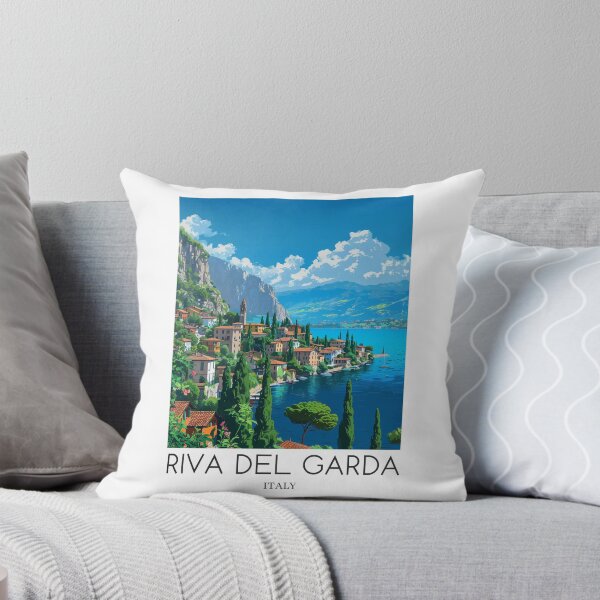 Item preview, A Pop Art Travel Print of Riva del Garda - Italy designed and sold by StudioRedKoala.
