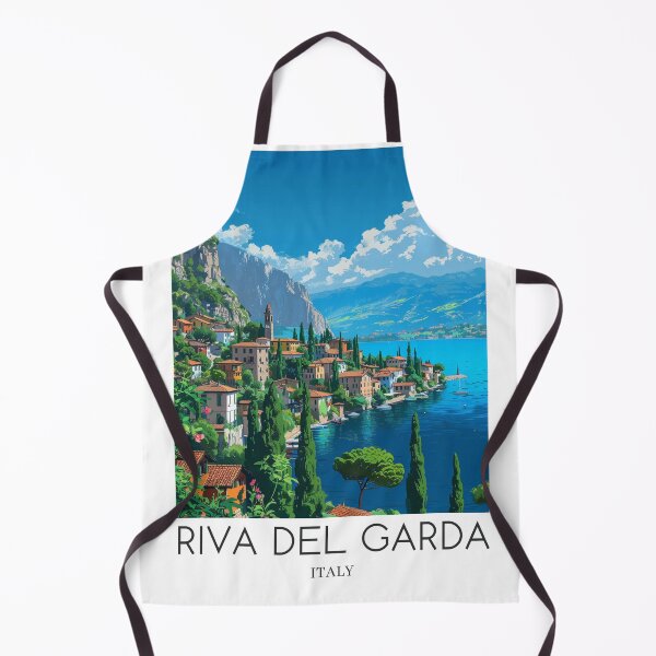 Item preview, A Pop Art Travel Print of Riva del Garda - Italy designed and sold by StudioRedKoala.