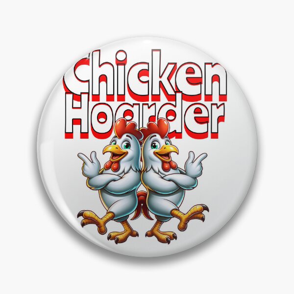 Item preview, Chicken Hoarder Funny Cartoon designed and sold by wheresthekarma.