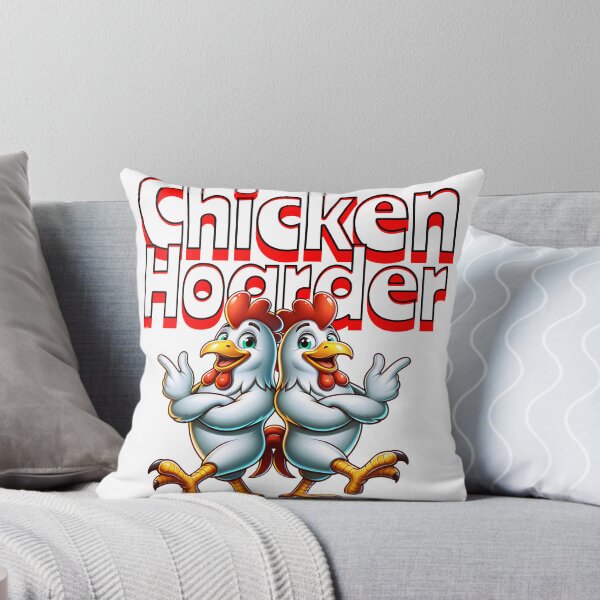 Item preview, Chicken Hoarder Funny Cartoon designed and sold by wheresthekarma.
