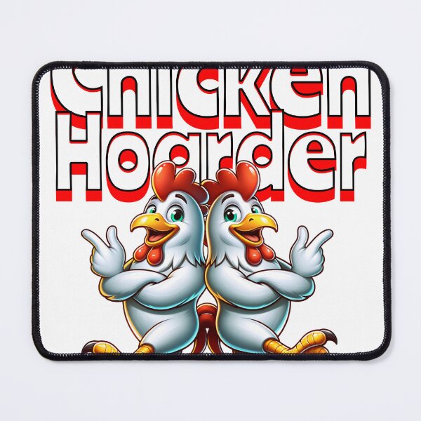 Item preview, Chicken Hoarder Funny Cartoon designed and sold by wheresthekarma.