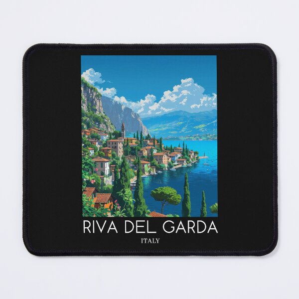 Item preview, A Pop Art Travel Print of Riva del Garda - Italy designed and sold by StudioRedKoala.