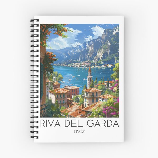 Item preview, A Pop Art Travel Print of Riva del Garda - Italy designed and sold by StudioRedKoala.