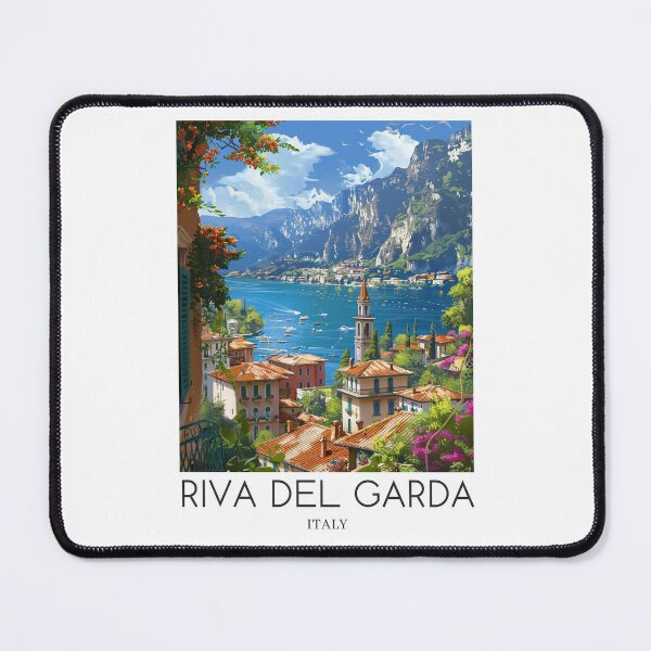 Item preview, A Pop Art Travel Print of Riva del Garda - Italy designed and sold by StudioRedKoala.
