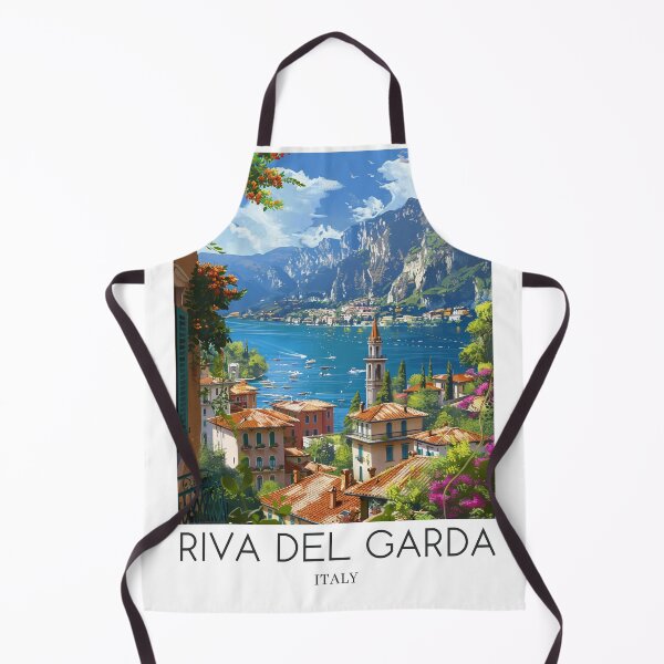 Item preview, A Pop Art Travel Print of Riva del Garda - Italy designed and sold by StudioRedKoala.