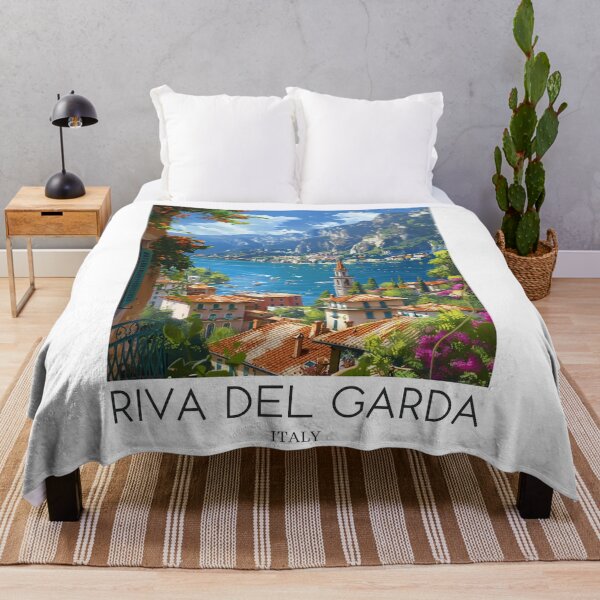 Item preview, A Pop Art Travel Print of Riva del Garda - Italy designed and sold by StudioRedKoala.
