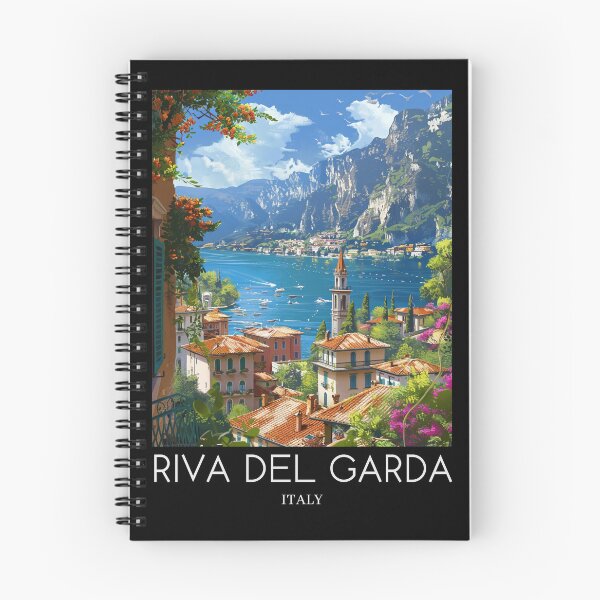 Item preview, A Pop Art Travel Print of Riva del Garda - Italy designed and sold by StudioRedKoala.