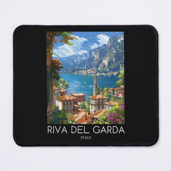 Item preview, A Pop Art Travel Print of Riva del Garda - Italy designed and sold by StudioRedKoala.