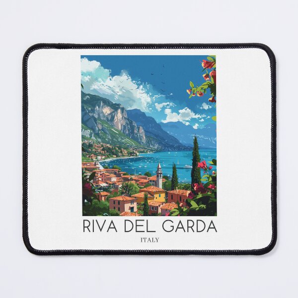 Item preview, A Pop Art Travel Print of Riva del Garda - Italy designed and sold by StudioRedKoala.