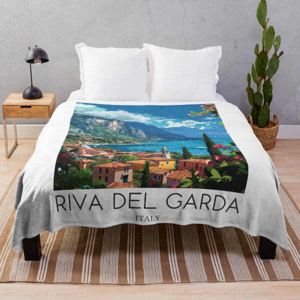 Item preview, A Pop Art Travel Print of Riva del Garda - Italy designed and sold by StudioRedKoala.