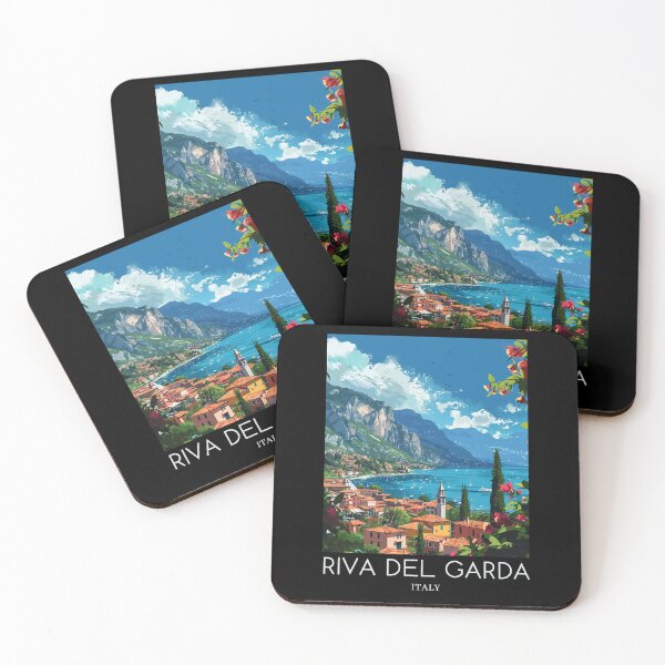 Item preview, A Pop Art Travel Print of Riva del Garda - Italy designed and sold by StudioRedKoala.