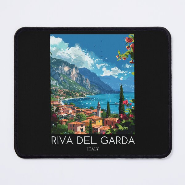 Item preview, A Pop Art Travel Print of Riva del Garda - Italy designed and sold by StudioRedKoala.
