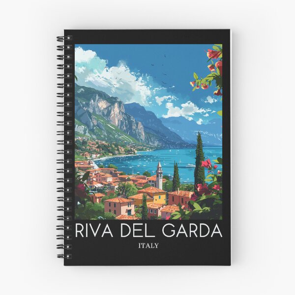 Item preview, A Pop Art Travel Print of Riva del Garda - Italy designed and sold by StudioRedKoala.