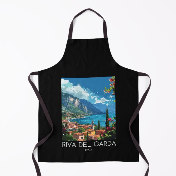 Item preview, A Pop Art Travel Print of Riva del Garda - Italy designed and sold by StudioRedKoala.