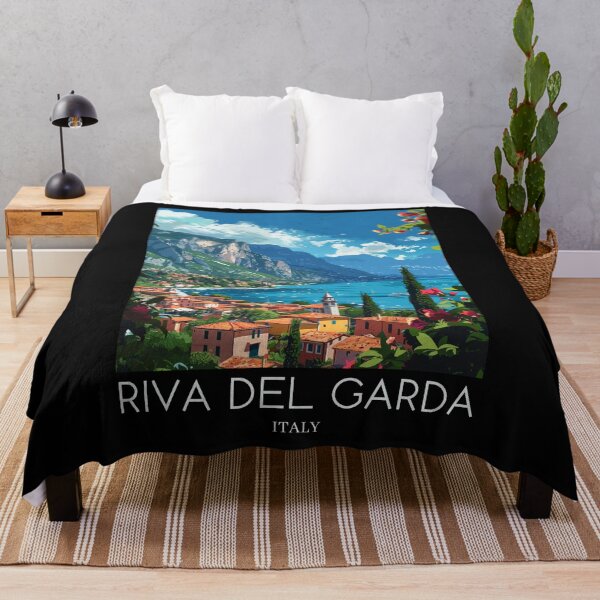 Item preview, A Pop Art Travel Print of Riva del Garda - Italy designed and sold by StudioRedKoala.