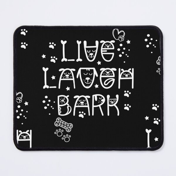 Item preview, Live Laugh Bark Funny Dog Line Drawing Design designed and sold by EarthArtDesigns.